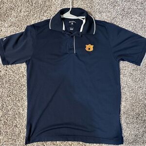 Navy Auburn Polo